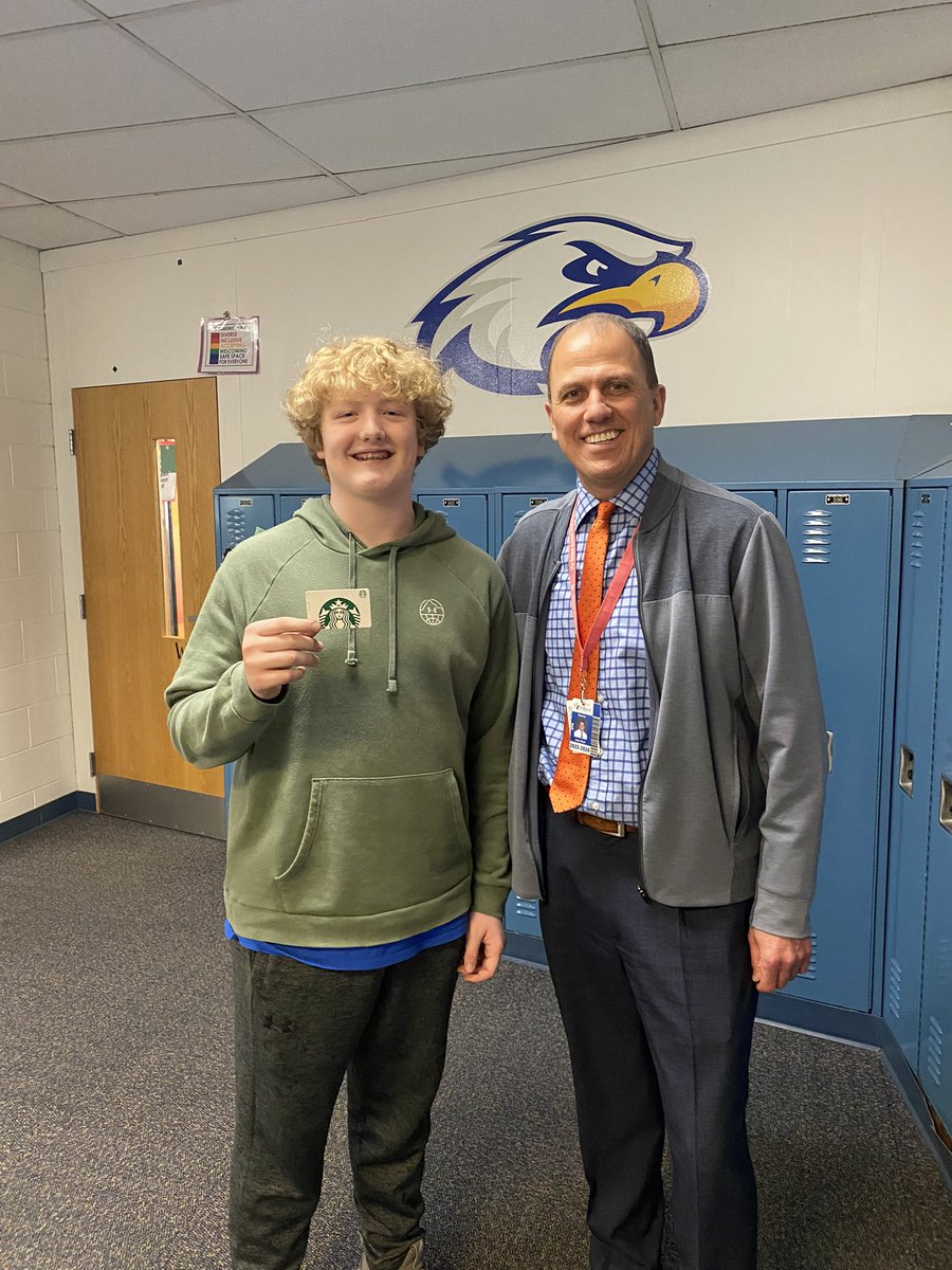 It’s a great day when @john_bryk recognizes some awesome @OJHEagles! @LockportHortic1 you’ve got a great kid! #osd135