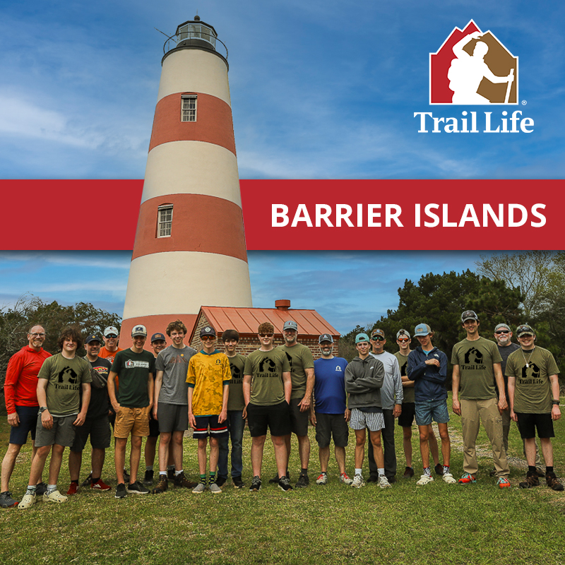 #TrailLife Troop GA-1828 embarked on a 3 day journey thru the forests of Sapelo Island. It began with a 30-min ferry ride thru the tidal creeks to Doboy Sound, followed by a ride on a flatbed trailer to 1 of the most secluded beach campgrounds on the island. #JointheAdventure