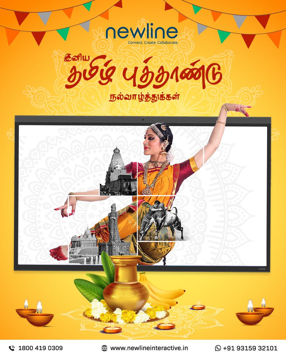 Celebrate the richness of Tamil culture with us! Wishing everyone a prosperous Tamil New Year!🌺

Newline India
1800 419 0309

#Puthandu #newline #VarushaPirappu #TamilPuthandu #PuthanduVazthukal #TamilNewYear2024 #Puthandu2024 #NewYearCelebrations #TamilCulture