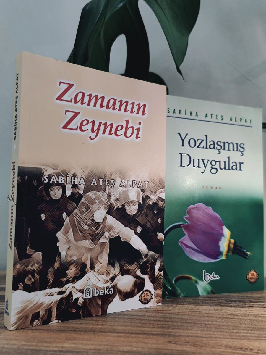 📚Bayrama özel kitap çekilişi; 

1 kardeşimize ' @SabihaatesAlpat 'ın 'Zamanın Zeynebi ve Yozlaşmış Duygular' eserlerini hediye ediyoruz. 

Çekiliş şartları; 
Hesabı takip etmek ve gönderiyi retweet etmek.

📆 20 Nisan'da açıklanacaktır.