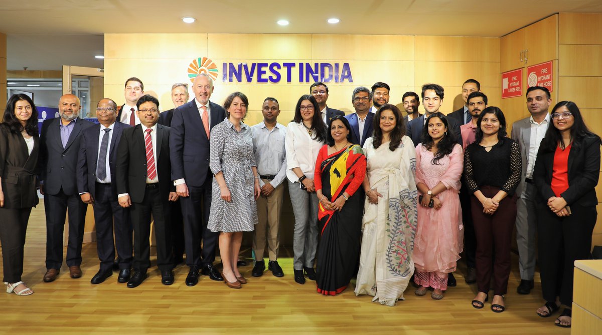.@investindia hosted a #BelgiumIndiaBusinessRoundtable, chaired by Ms. @rnivruti, MD & CEO, Invest India, with H.E. @DVanderhasselt, Ambassador of Belgium to India, Ms. Theodora Gentzis, President, Board of Directors and Ms. Sabine Capart, Deputy Director Asia, @BelgiumMFA.
