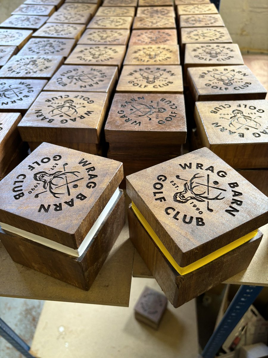 BLOCK TEE MARKERS The lovely @WragBarn are now displaying their new Iroko Block Tee markers from RSG. A massive thankyou to @R1Ridsdale for his continued faith in our work and products. It’s fantastic to work with highly dedicated professionals. Have a great season guys.