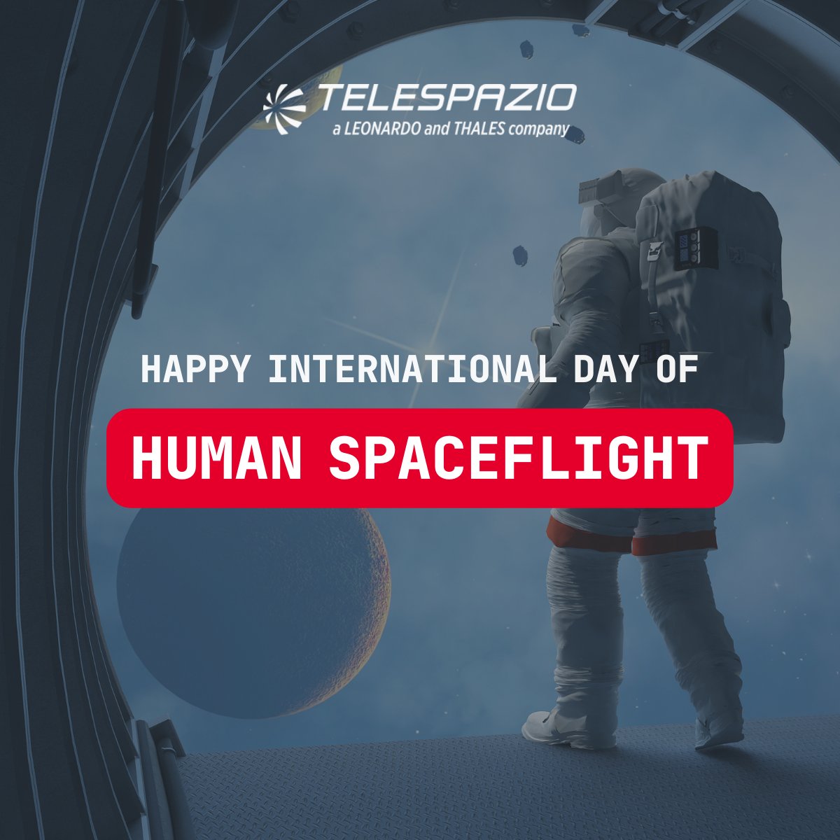 Happy International Day of Human Space Flight! 👩‍🚀👨‍🚀 Collaborating with the European Astronaut Centre (EAC) for more than 15 years... today is a special day for us at Telespazio Germany. Read more: telespazio.de/en/focus-detai… #spaceflight #columbus #astronaut