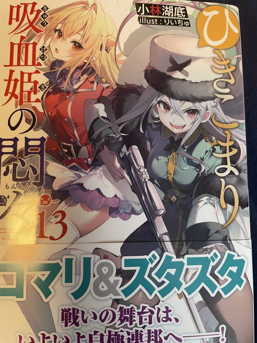 ＃龍聖の感想 『ひきこまり吸血姫の悶々』13巻読了

今回はプロへリヤ会！！

突如、白極連邦統括府へ来いと連絡を受けたコマリは、白極連邦へ向かう。
そこでは、コマリ同様に召集された6戦姫がいた。

なぜ、急に集められたかのには理由があり、どうやらプロへリヤには…
↓