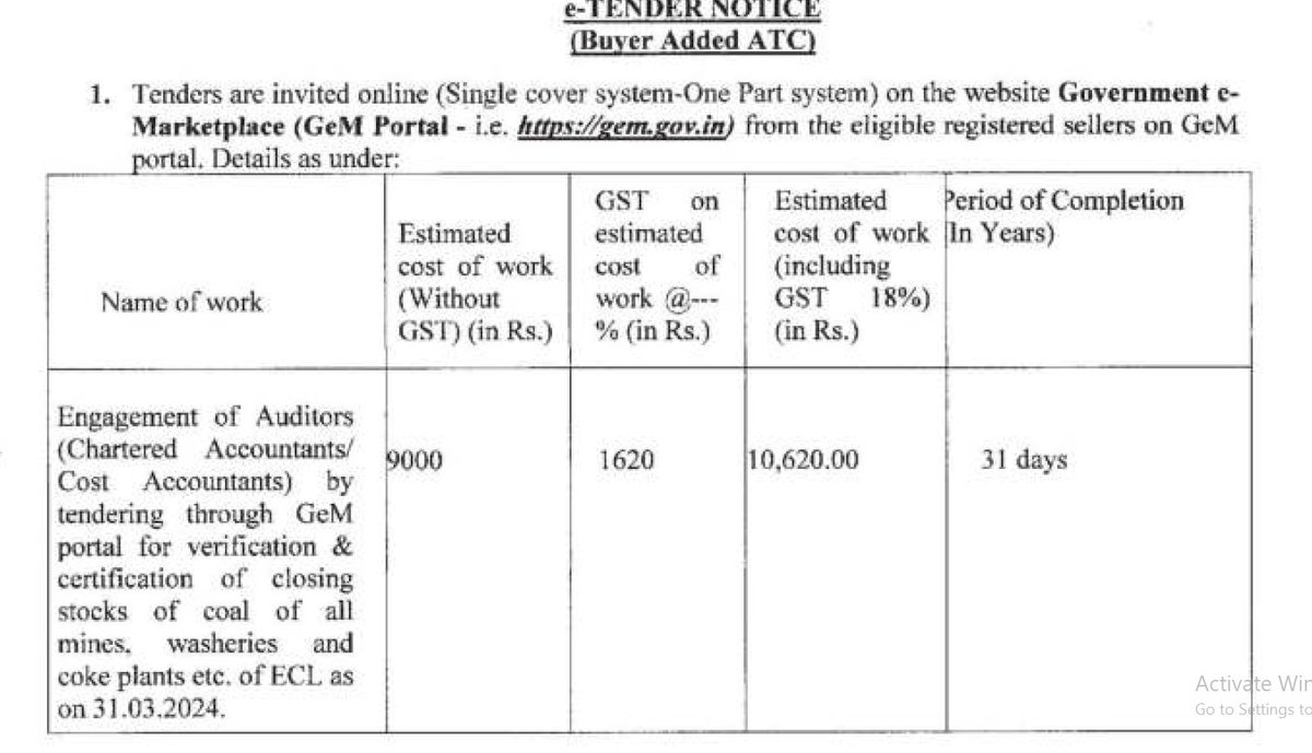 Really #charteredaccountants service is so cheap? First #enquiry should be initiated on those firms who will respond to this #tender.  Really shameful  and disgusting. Would like to #donate from my side to those firms.
#ICAI #icaiexams #audit #assurance