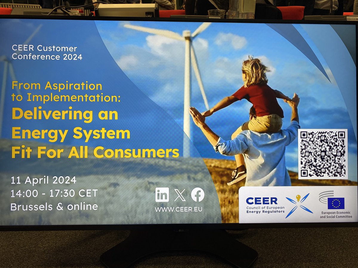 #EESCPartnership @CEERenergy & @EESC_TEN @bmiltovica we must: 📌 ensure eco-friendly, affordable energy 📌champion collective self-consumption initiatives 📌align renewables with grid enhancements for a green transition👉europa.eu/!3N6D9j #CEERCustomerConference2024