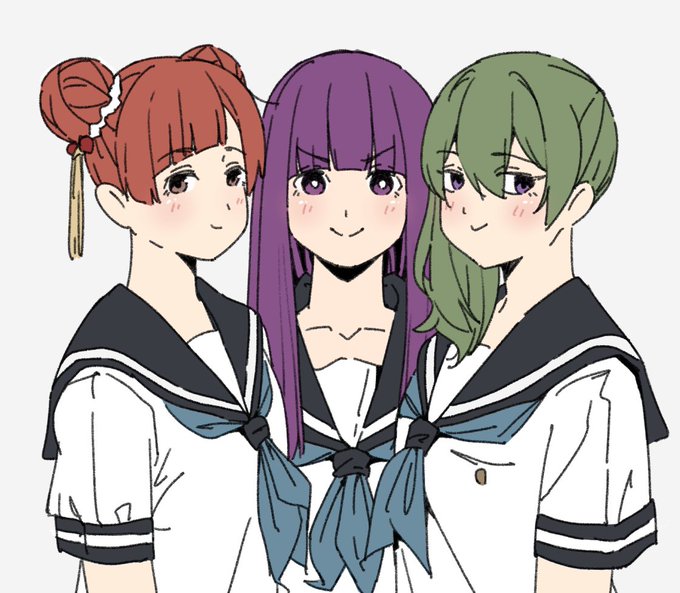 「alternate hairstyle multiple girls」 illustration images(Latest)