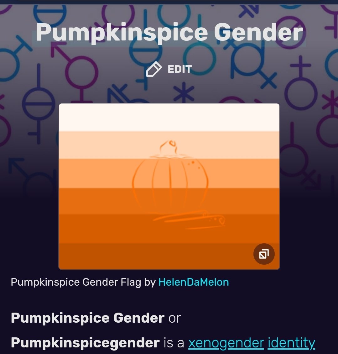 Pumpkin Spice pronouns aka 'Pumpkinspice gender'

Look, IDGAF what you do as an adult BUT I'm not calling you pumpkinspice or roachself or dragon kin or whatever the fuck. 

You are not a Starbucks coffee...even needing to type that makes me feel dumber.