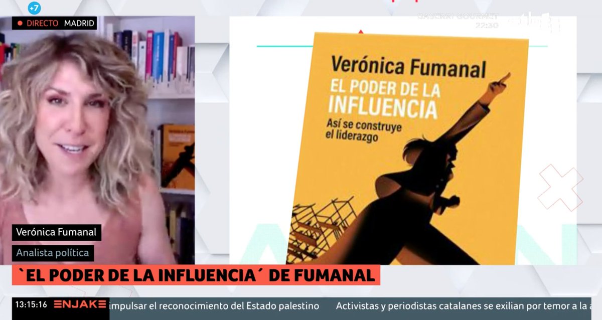 🔴📺 @veronicafumanal, analista política y autora del libro 'El poder de la influencia'. 'Lo que hago es desde una perspectiva teórica pero muy práctica, ir escudriñando porque alguien en un momento determinado emerge como líder' #EnJakeETB ➡️eitb.eus/es/television/… @Xlapitz