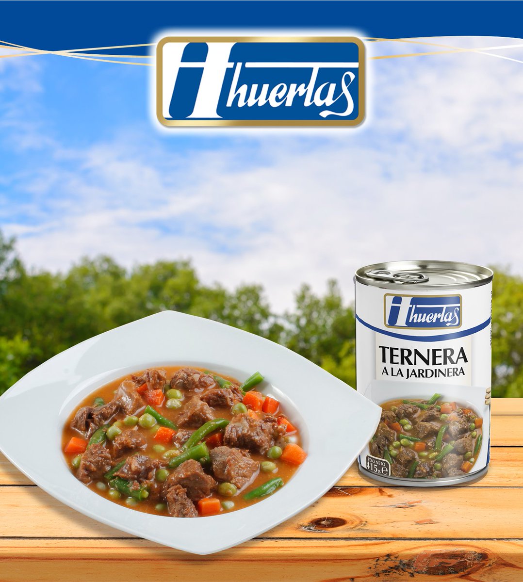 Terminamos semana con nuestra deliciosa #Ternera a la Jardinera
Olvídate de cocinar y déjate sorprender con su delicioso sabor #PlatosPreparados

¡Está Muuuu rico! #PlatosHuertas