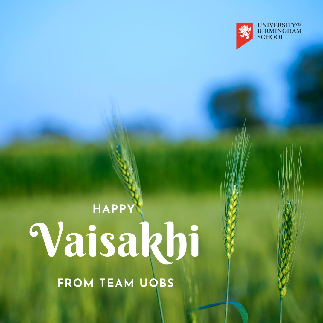 Wishing you joy and prosperity this Vaisakhi from Team UoBS #Vaisakhi