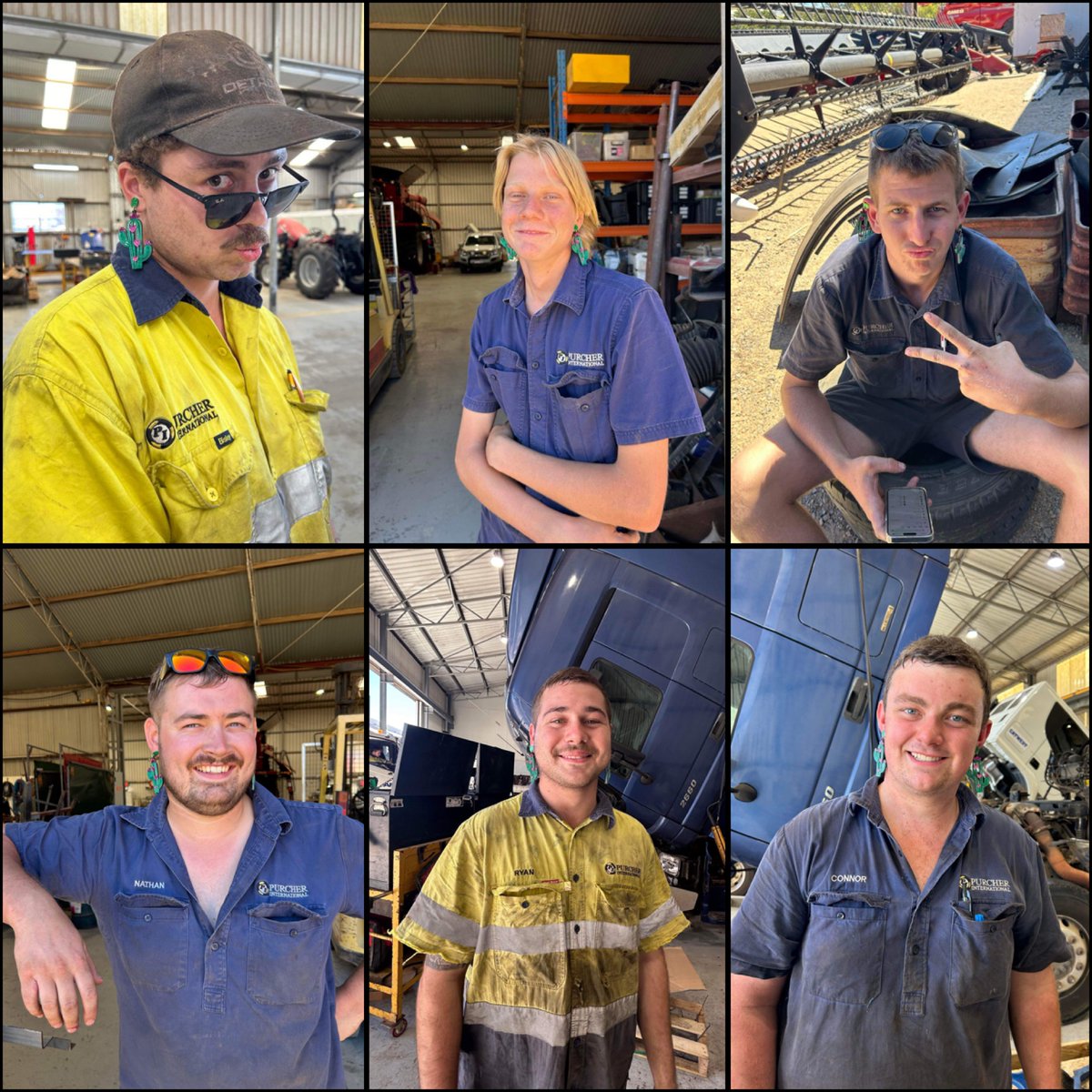 Little bit of Purcher fun 😜
On Fridays our office ladies wear Funky earrings each week...
So the boys also got in on the fun too for some support 😆
#farming #ag #agriculture #agmachinery #westernaustralia #purcherinternational #purcher