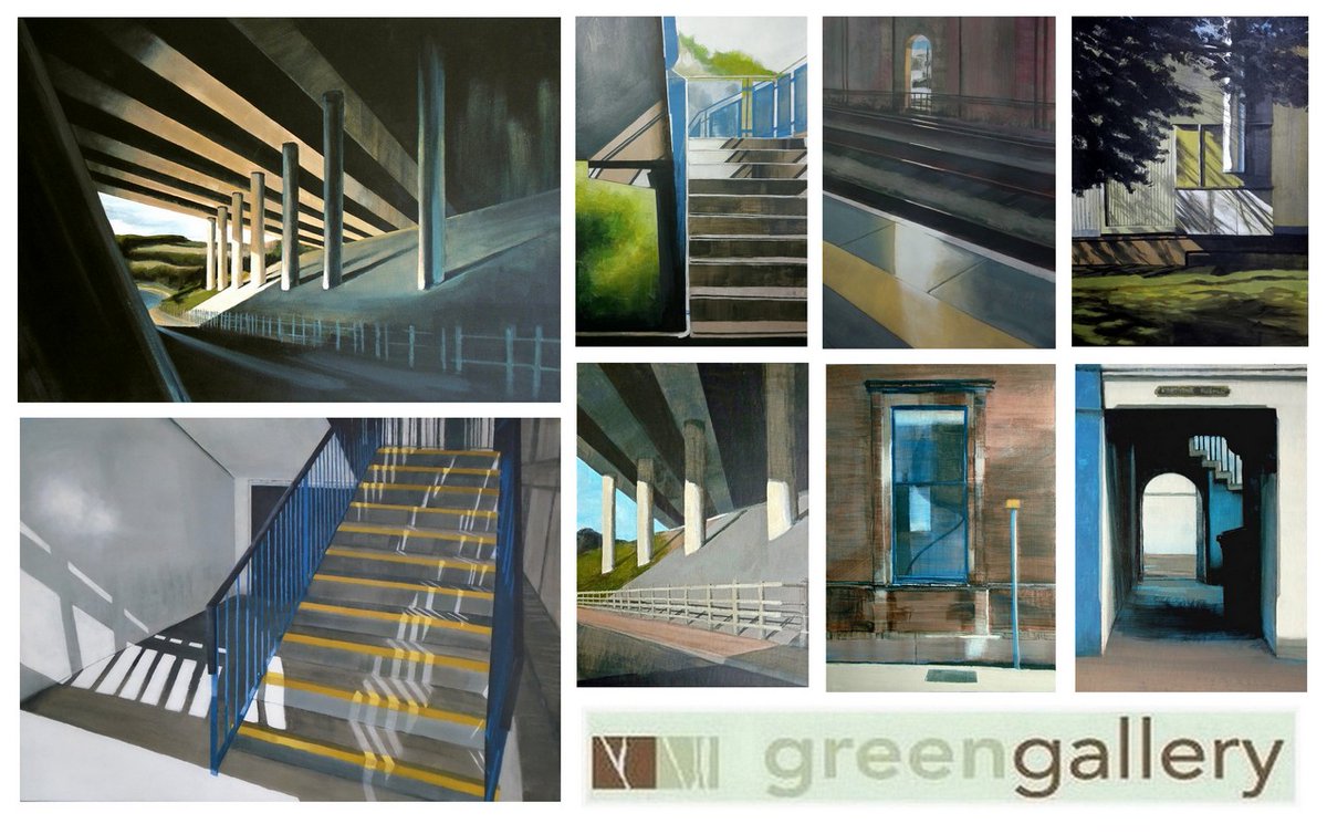 Final few days of my Solo Feature @Greengallery2
works available to view & buy online or in the gallery by appointment : ends 17 April
✨flexible payments + free UK delivery✨

greengallery.com/artists/lindse…
#Buchlyvie #Stirlingshire #Scotland

#art #painting #cityscape #infrastructure