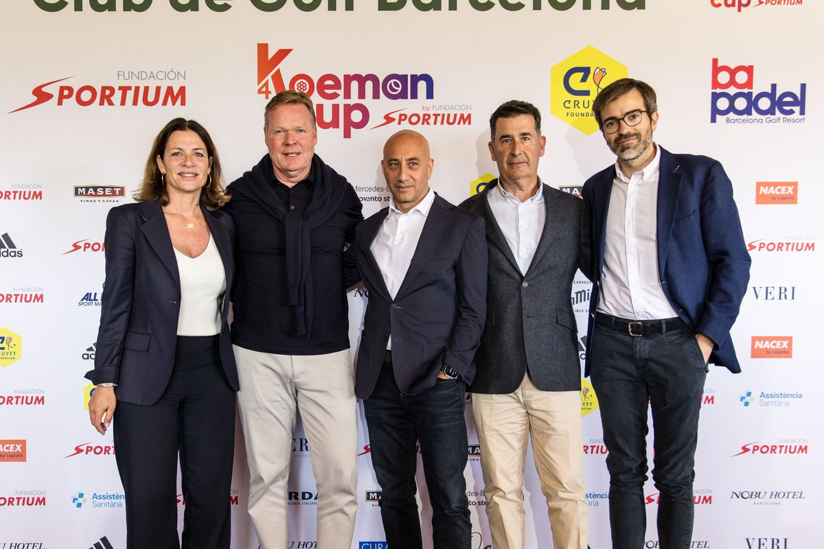 La Koeman Cup by Fundación Sportium 2024, oficialmente presentada! 💥 Por tercer año consecutivo, seremos la entidad beneficiaria de este torneo benéfico de golf y pádel organizado por nuestro embajador, @RonaldKoeman! 🧡🙏🏼 #CruyffLegacy #CreatingSpace #SocialTransformation