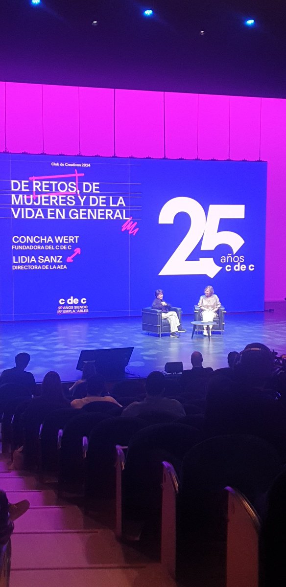 Jaime Lobera Crespo (@jaimelobera) on Twitter photo Escuchando a dos leyendas de la publicidad Lidia Sanz <a href="/SanzMontes/">Lidia Sanz Montes</a> y Concha Wert. <a href="/aeanunciantes/">Anunciantes</a> y c de c. Dos carreras paralelas ayudando a toda la industria de la comunicación. Bravo. Escuchando a dos leyendas de la publicidad Lidia Sanz <a href="/SanzMontes/">Lidia Sanz Montes</a> y Concha Wert. <a href="/aeanunciantes/">Anunciantes</a> y c de c. Dos carreras paralelas ayudando a toda la industria de la comunicación. Bravo.