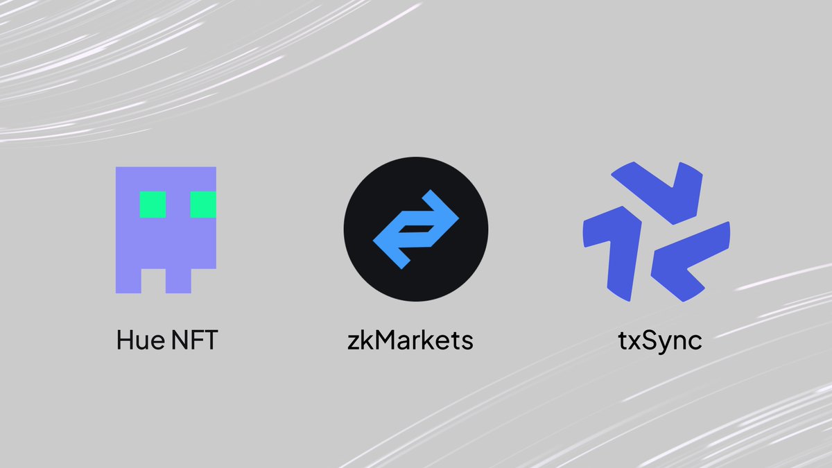 📢 @txSync_io is proud to join forces with @hue_nfts and @zkmarkets for another epic collab: 𝗚𝗮𝘀-𝗳𝗿𝗲𝗲 𝗡𝗙𝗧 𝘁𝗿𝗮𝗱𝗶𝗻𝗴 𝗳𝗼𝗿 𝗔𝗟𝗟 #HueNFT 𝗵𝗼𝗹𝗱𝗲𝗿𝘀 𝗼𝗻 𝘇𝗸𝗠𝗮𝗿𝗸𝗲𝘁𝘀 🔥 zkmarkets.com/zksync-era This revolutionary benefit also spans to listings on…