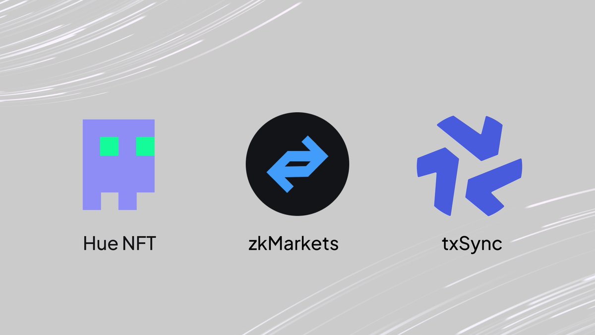 📢 <a href="/txSync_io/">txSync</a> is proud to join forces with <a href="/hue_nfts/">Hue</a> and <a href="/zkmarkets/">zkMarkets</a> for another epic collab:

𝗚𝗮𝘀-𝗳𝗿𝗲𝗲 𝗡𝗙𝗧 𝘁𝗿𝗮𝗱𝗶𝗻𝗴 𝗳𝗼𝗿 𝗔𝗟𝗟 #HueNFT 𝗵𝗼𝗹𝗱𝗲𝗿𝘀 𝗼𝗻 𝘇𝗸𝗠𝗮𝗿𝗸𝗲𝘁𝘀 🔥 

zkmarkets.com/zksync-era

This revolutionary benefit also spans to listings on