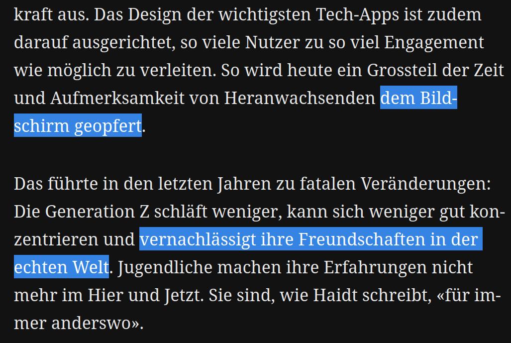 Wissen die Technikpessimist:innen, dass man am ~Bildschirm~ auch mit den Friends aus der ~echten Welt~ kommunizieren kann?