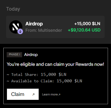 $LN is backed by Solana and confirmed airdrop 🪂

Cost: $0
Potential Profit: $9,000
Time: 10 minutes

LayerN has raised multi-million funding from PayPal CEO and Solana Foundation.
Testnet is still running, make sure you'll be eligible 👇🧵