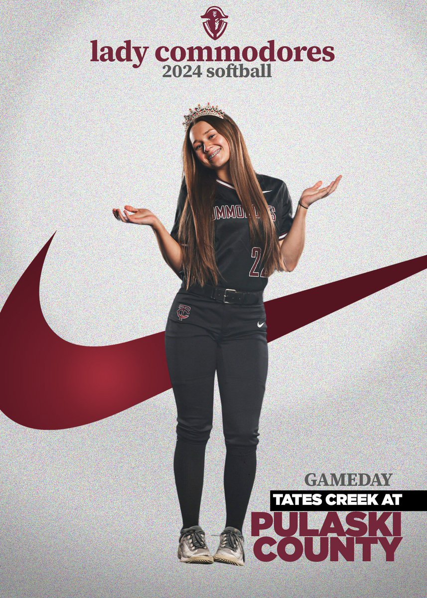 🚨🥎 TC Lady Commodores travel tonight to Pulaski Co. Game time at 6pm. Spring showers stay away.