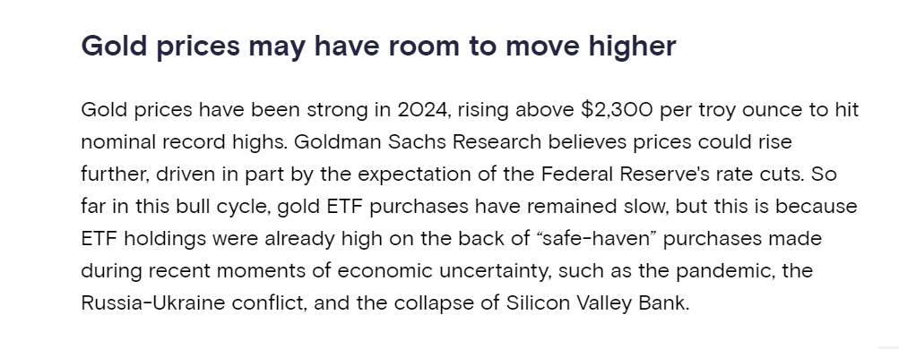 Gold Prices set to rise further per Goldman Sachs latest Research Report released this morning 👉Great opportunity to take Apex Trader skills evaluation to get 100% fully funded to trade Gold Futures ( or ES, Crude Oil & other futures). Learn more at apextraderfunding.com/member/aff/go/…