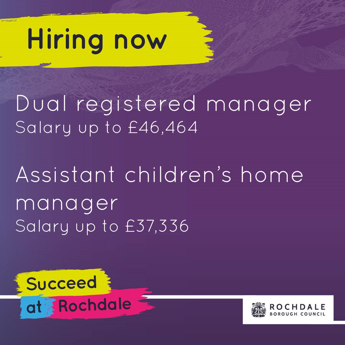 📣 We're looking for motivated and ambitious people to join our OFSTED outstanding and good Children’s Residential team. ✅ Dual registered manager ▶️greater.jobs/search-and-app… ✅Assistant children's home manager ▶️greater.jobs/search-and-app… Close: 28 April 2024 #SucceedAtRochdale