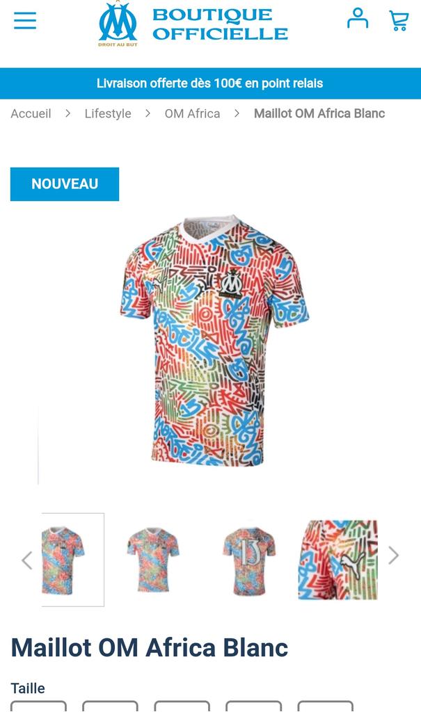 🔹Le maillot rend hommage à l'Afrique et au daltoniens en même temps 😅