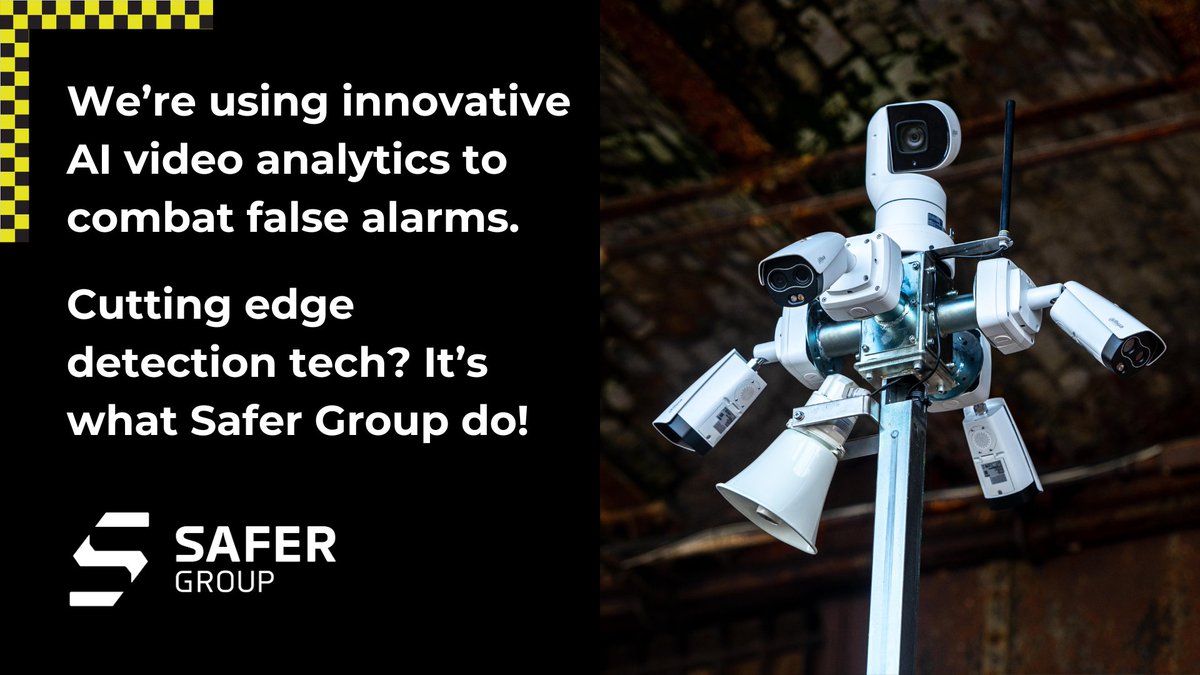 Cutting edge detection tech? It's what Safer Group do! 🕵️ Our engineers constantly evolve our solutions in a bid to combat criminals and ensure you have the most sophisticated protection available! Explore ➡️ ow.ly/n5AF50ReTbS #Security #SiteSecurity #SaferPOD #AI #Tech