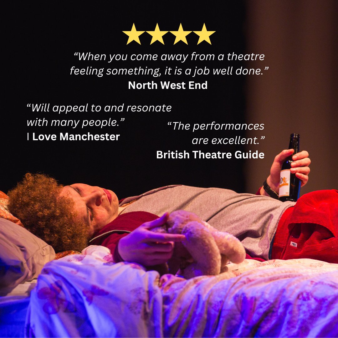 The reviews are in for #Fade! “When you come away from a theatre feeling something, it is a job well done.” @NorthWestEnd ⭐️⭐️⭐️⭐️ Don't miss us at @LeedsPlayhouse 25 - 27 April 🎟 leedsplayhouse.org.uk/event/fade-2/