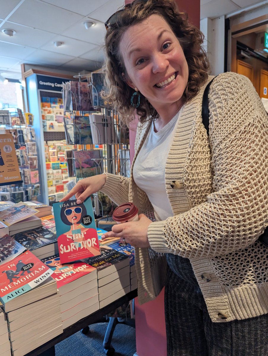 Two life goals unlocked Launch & signing at @Waterstones Horsham Seeing my book in the bookshop! Super happy (can you tell?!)