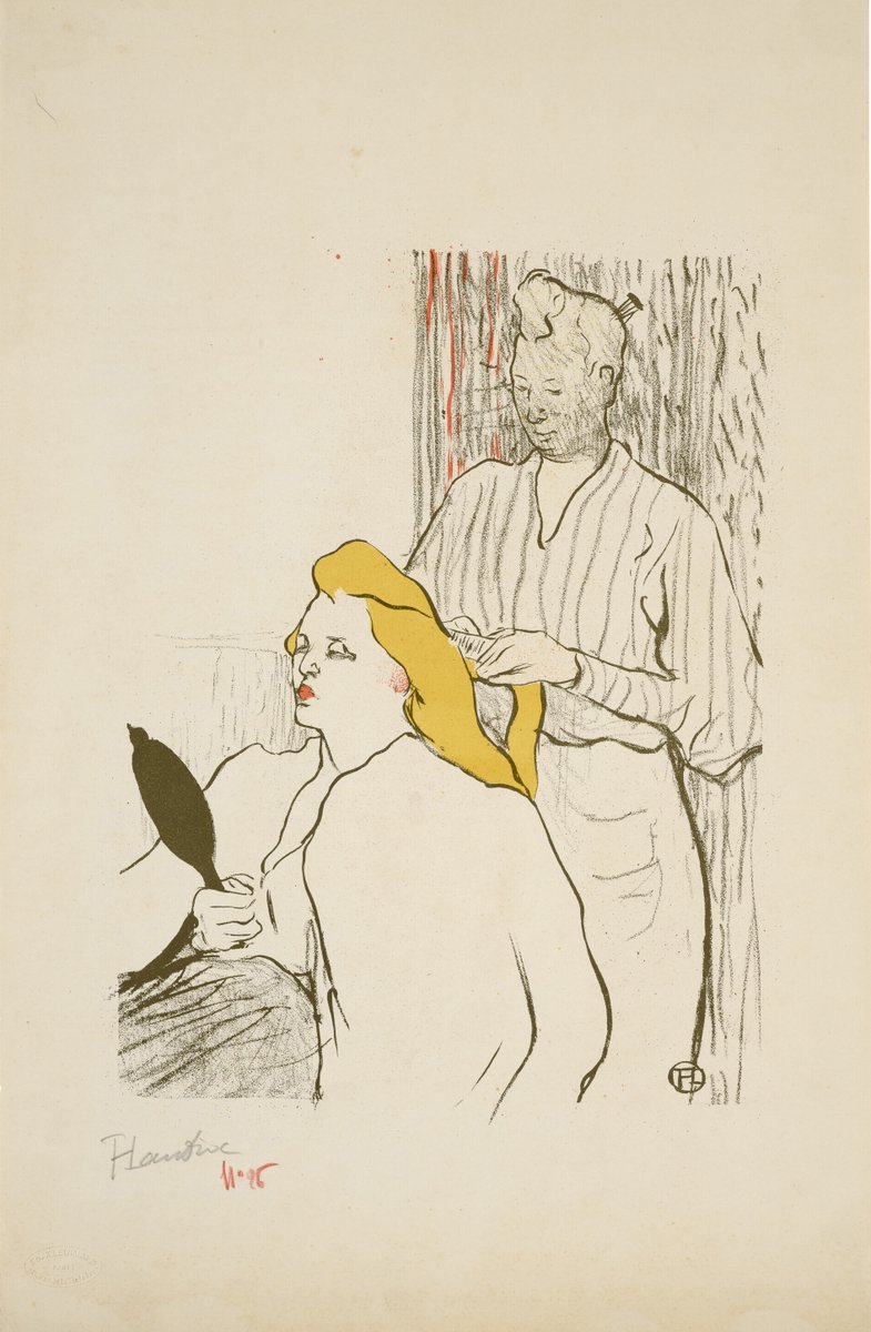 Le Coiffeur, 1893 by Henri de Toulouse-Lautrec