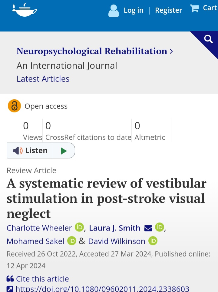 Pleased with our publication today on stroke. Level 1 evidence. @BSPRM_UK @K_neurorobotics @NirmalSurya1 @TheStrokeAssoc