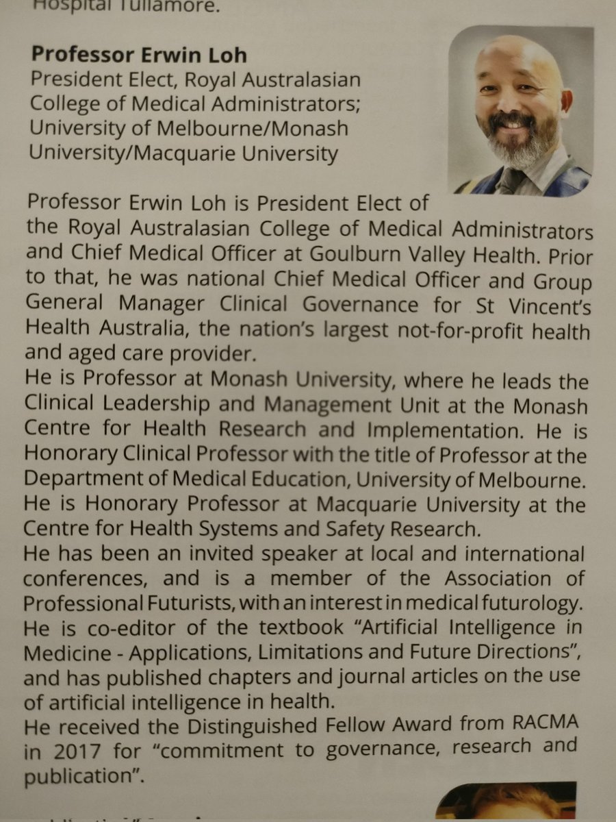 Tour de source presentation on artificial intelligence in medicine by @erwinloh at the Irish Society for Rheumatology Spring Meeting today. Multiple possibilities in screening, medicines discovery & diagnostic support, but proper regulation and transparency are vital. #ISR2024