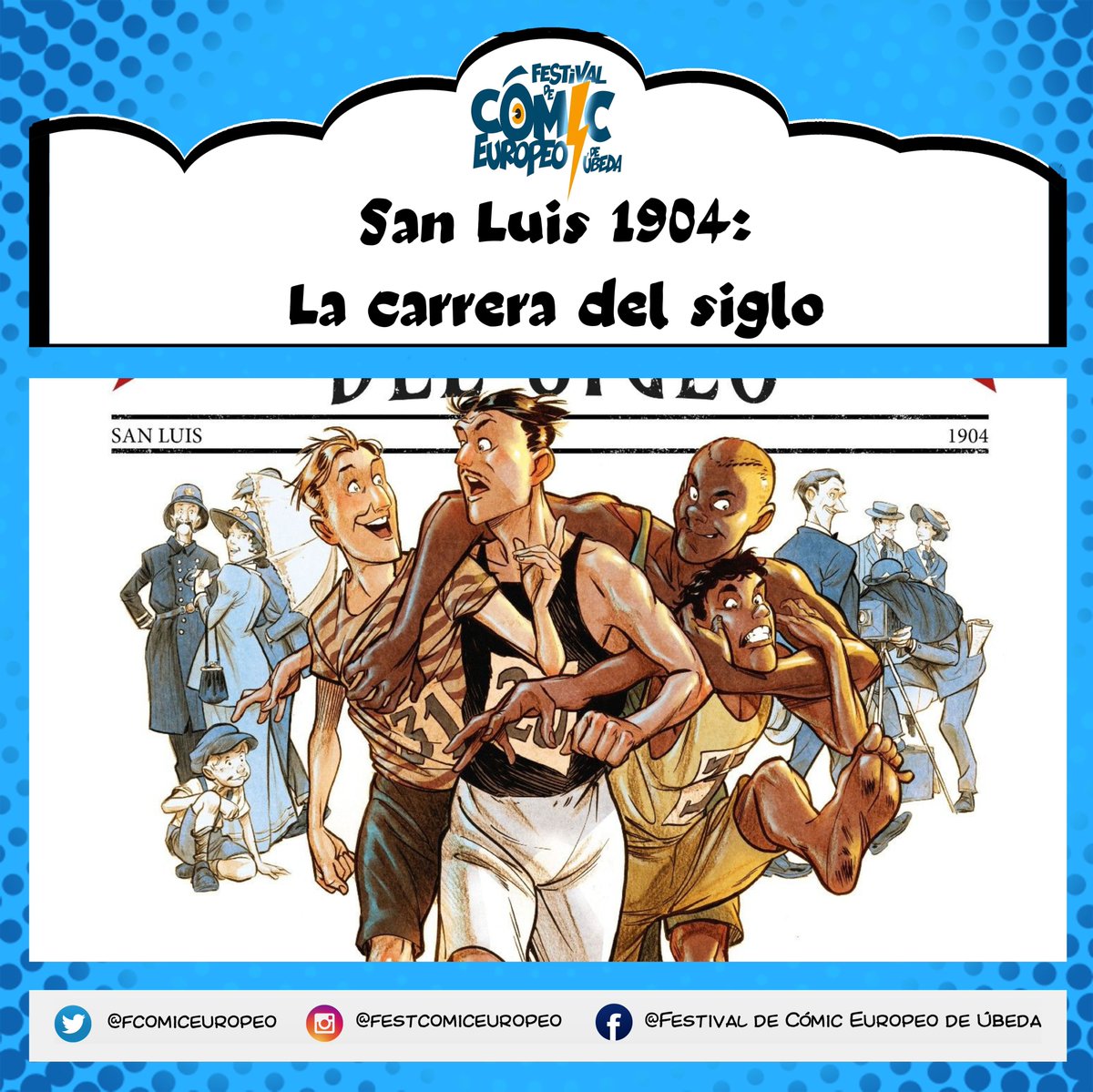 📰Os dejamos nuestra reseña del cómic 'La carrera del siglo' de José Luis Munuera y Kid Toussaint🏃🏃‍♀️🏃‍♂️ 👀Podéis leerlo pinchando en el enlace. #comic #comics #festcomiceuropeo comicubedabaeza.blogspot.com/2024/04/san-lu…