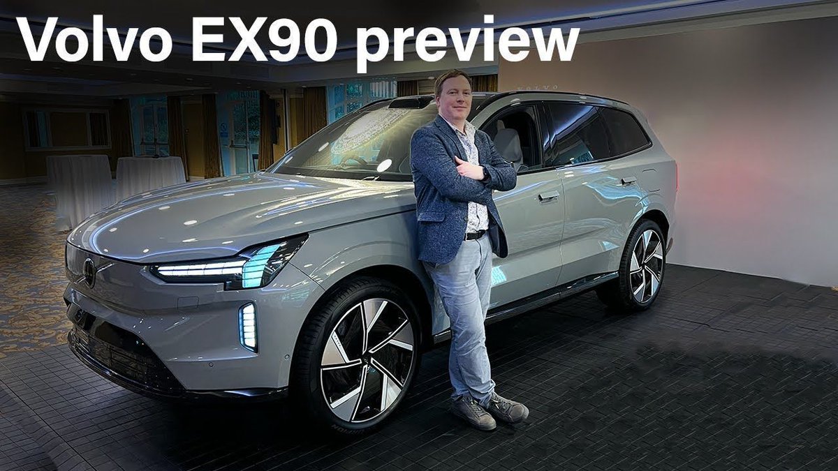 WATCH: Volvo EX90 first look video The Volvo EX90 is a proper seven-seat electric SUV. buff.ly/3Pxr3ST via @YouTube