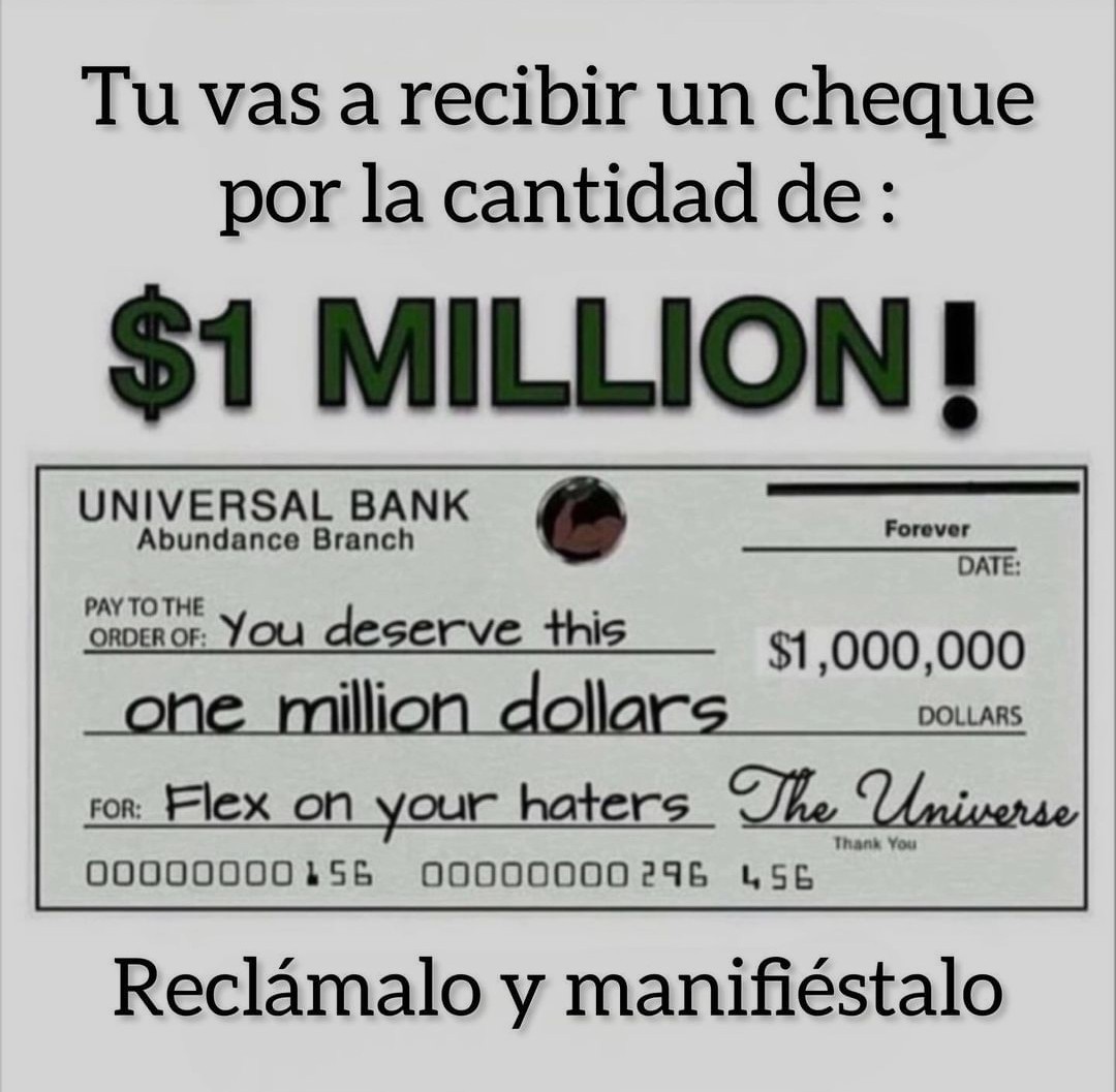 🌟✨Vibro en Abundancia🌟✨ ✨💰Cheque de la abundancia💰✨ 🙏💰Decreta: HECHO ESTÁ💰🙏