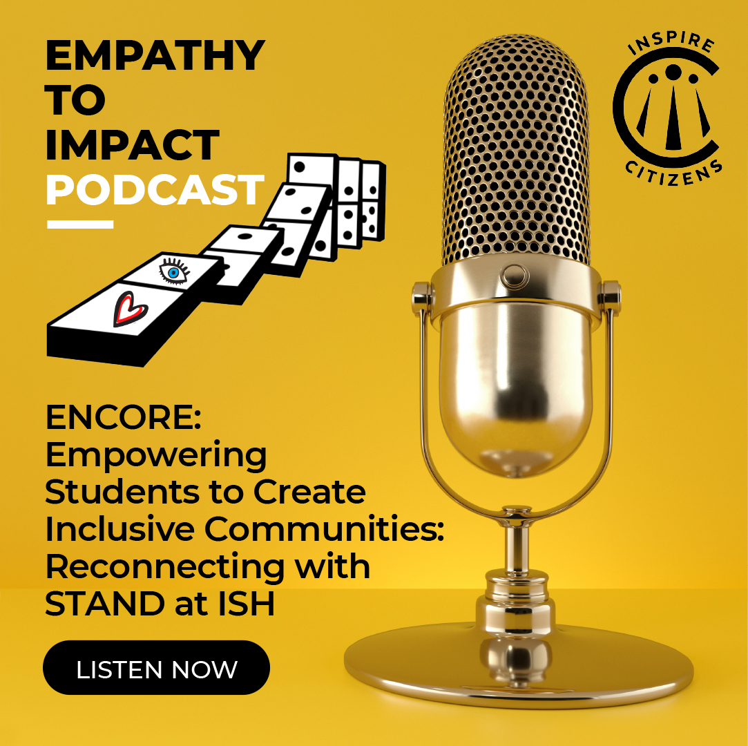 Listen to @ICGlobalCitizen “Creating a Changemaker Culture in Budapest at the American International School of Budapest.” Listen: empathytoimpact.transistor.fm/episodes/encor… Subscribe: feeds.transistor.fm/empathy-to-imp… #Podcast #InspireCitizens #GlobalCitizenship #EmpathyToImpact #Changemakers #educators