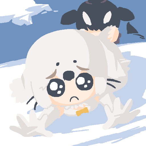 🥺🦭 #けものフレンズ #mspaint