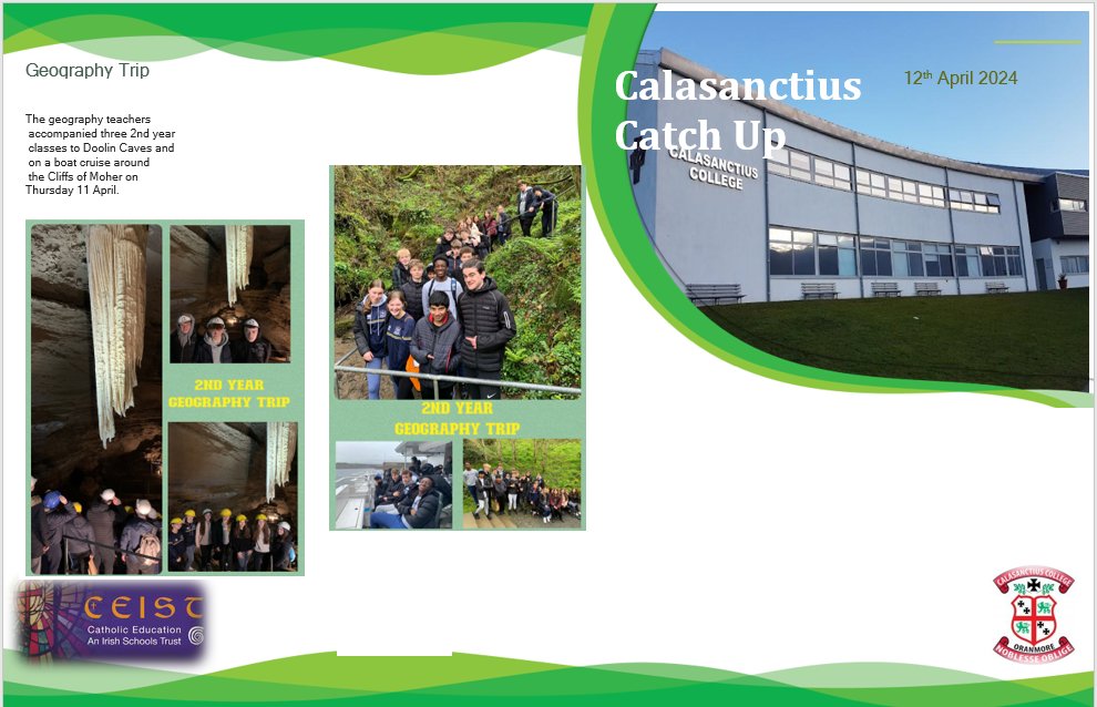 Check out our website for this week's Calasanctius Catch Up.