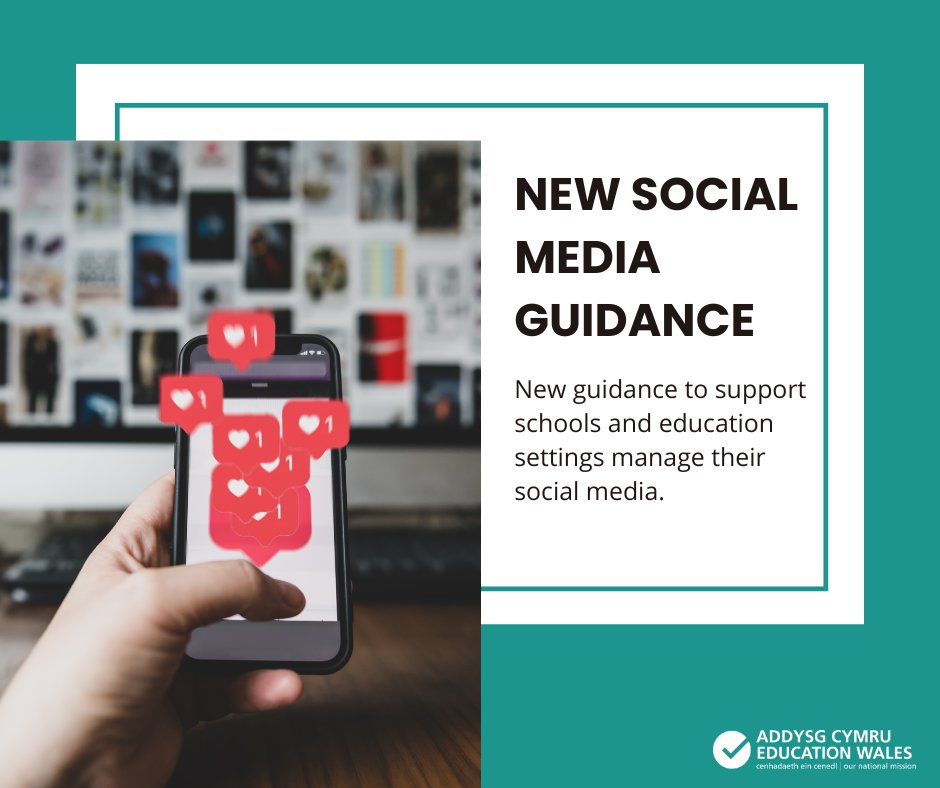 After consulting with schools and local authorities in 2023, we've tackled one of the most common challenges in online safety. Check out 'Practices and Principles for Schools' Use of Social Media' for valuable insights. hwb.gov.wales/news/articles/…