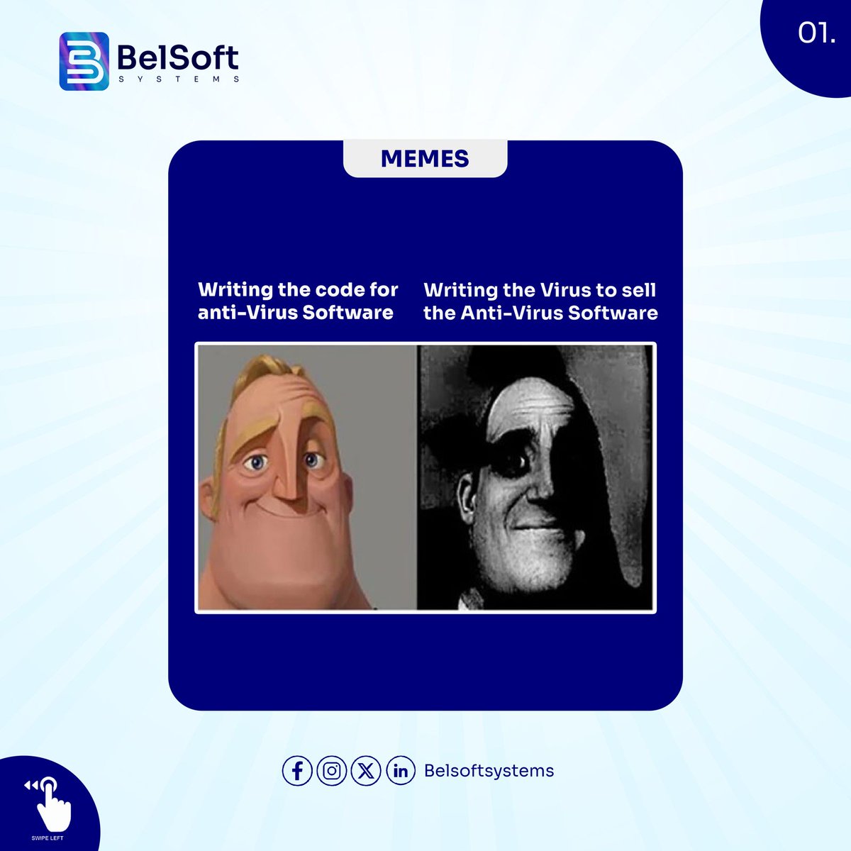 belsoft_systems's tweet image. We feel your pain developers 😁😫🤣😂🤯

This Friday let's recount all our peculiar moments with memes ....

Tag a friend who gets it 

Like and share if you relate 
#memefriday #belsoftsystems #coderslife #TGIF