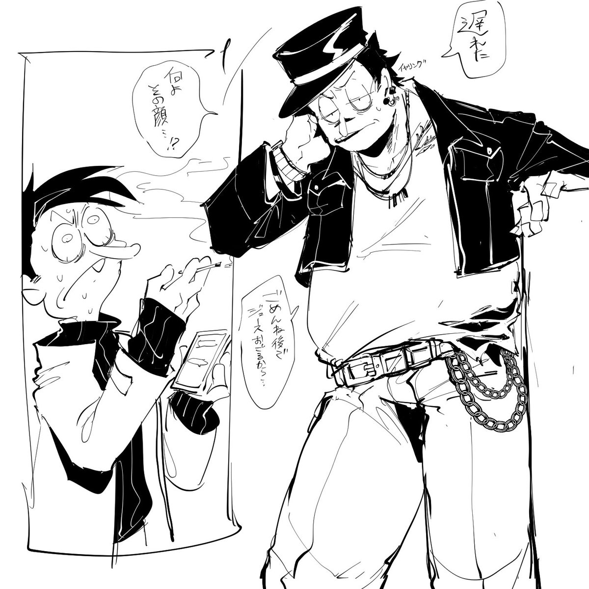 年齢を考えないコーデするペッピーノおじさんほしい 