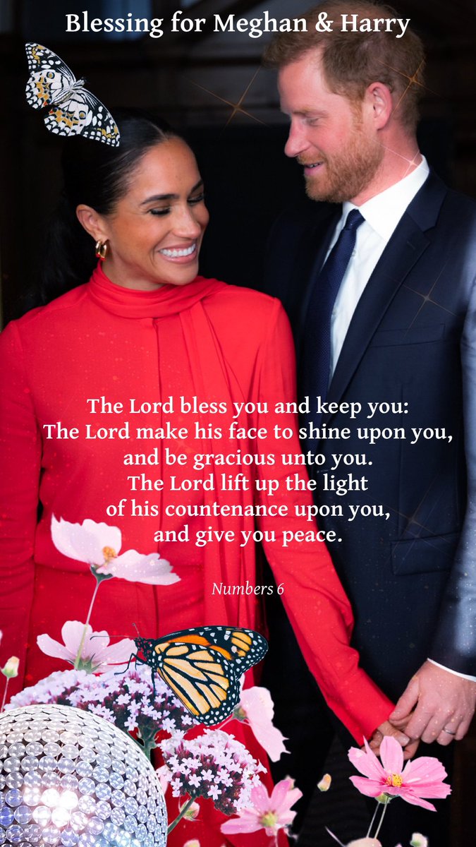 Daily prayers for Prince Harry & Princess Meghan #HarryandMeghanAreLoved #MeghanMarkleIsLoved #PrinceHarryIsLoved #WeStandWithHarryandMeghan O Lord, please help them to go where you want them to go; do what you want them to do; be who you want them to be. Amen.