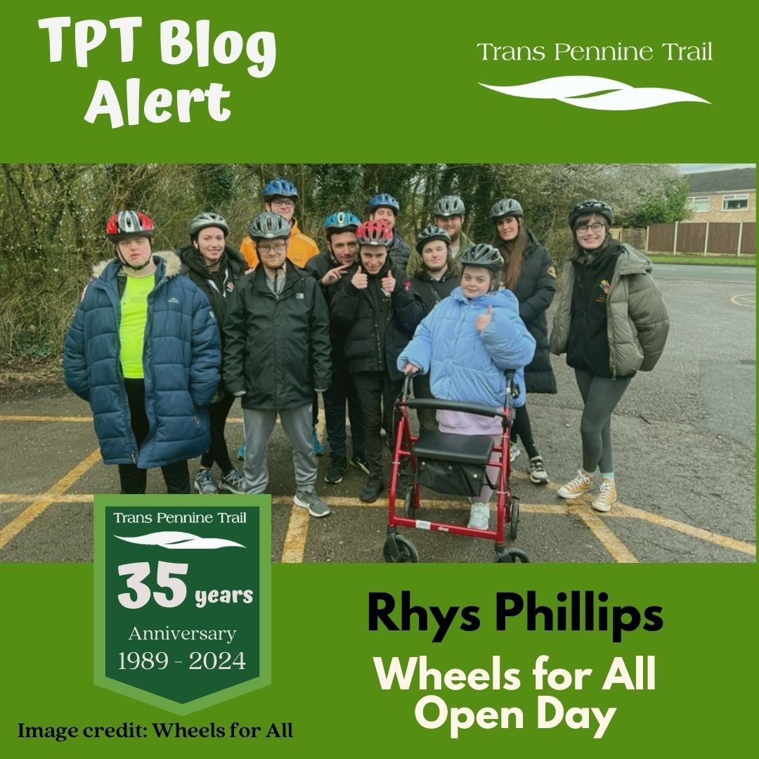 In this week's blog, Rhys Phillips writes about the very successful March open day held by national inclusive cycling charity, Wheels for All, along the Trail at their Halewood hub in Knowsley. Download and read it at: transpenninetrail.org.uk/tpt-blogs/. @WfACharity @KnowlseyCouncil