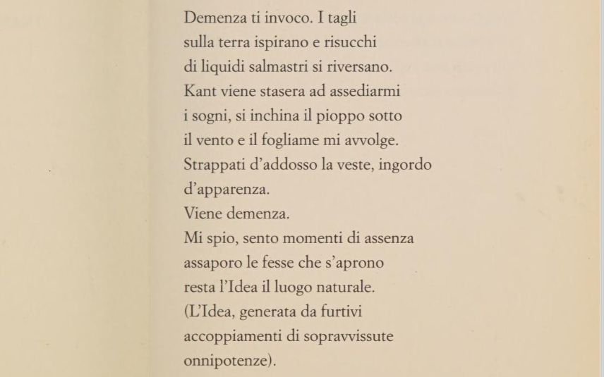 [Manlio Sgalambro // Marcisce anche il pensiero: frammenti di un poema (2011)]