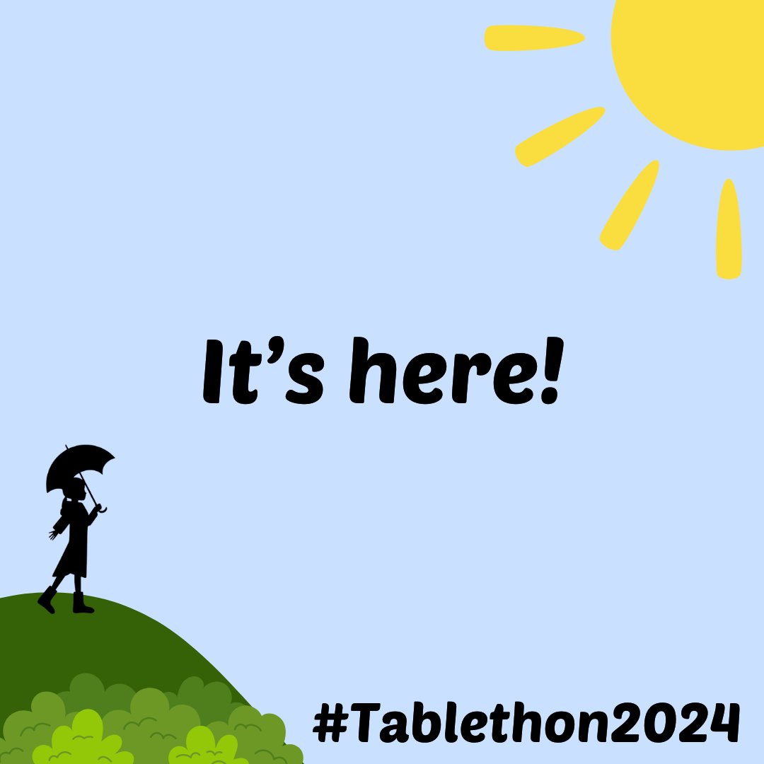 The skies have finally cleared up and it’s going to be a Sunny Day for Tablethon 2024! #Tablethon2024