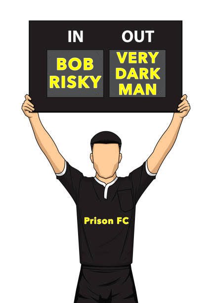 Prison FC makes a sub. Bobrisky In 🟢 VDM Out 🔴