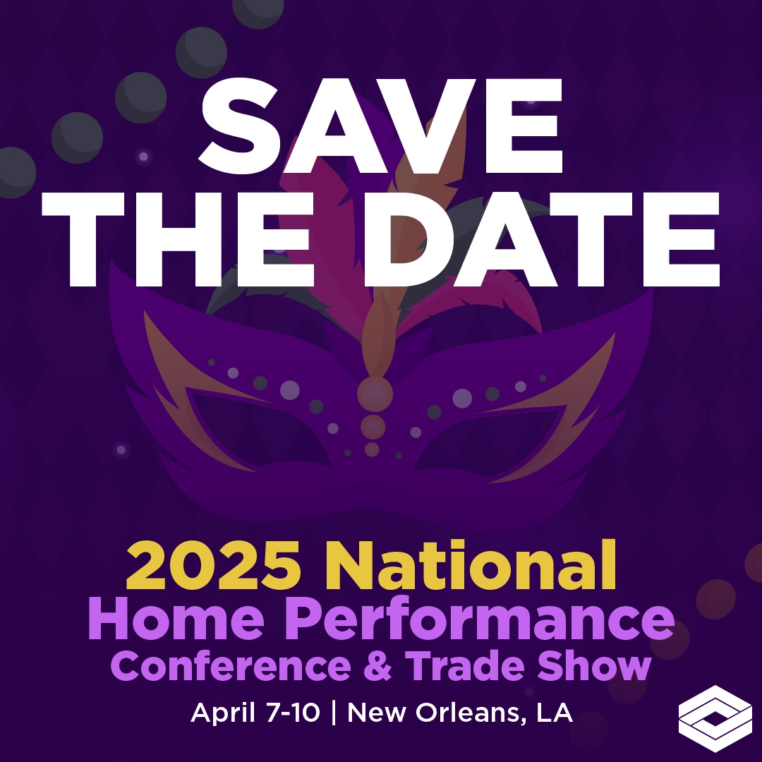 #NHPC24 was a success and we're gearing up for #NHPC25! Mark your calendars – April 7-10, 2025, at the Hyatt Regency New Orleans. Stay tuned for more details! #HomePerformance #Conference #SaveTheDate