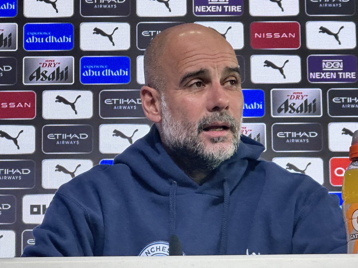 Pep: we’ll assess player fitness when we train this afternoon. Playing first or last makes no difference, we know what we have to do. I’ve not spoken to Rodri about him needing rest. I have the feeling our team played better in the second half at Real #ManCity