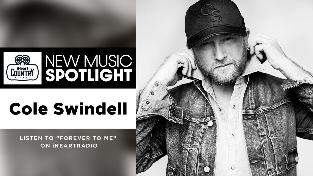 I'll be listening to this one on repeat!!! 🤞🤠 Listen to @ColeSwindell's new single 'Forever To Me' now: ihr.fm/iHeartCountryX